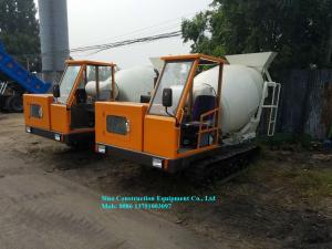 durable Concrete Handling Equipment 1.6m3 Self Loading Concrete Mixer Vehicle