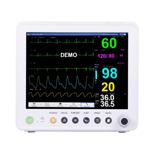 Cheap Lightweight Monitoring Device 6 Parameter Patient Monitor With 8 Hours Battery Life for sale