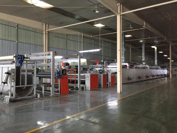 Cheap Working Width 200cm / 400cm Carpet Pre Coating Machine for sale
