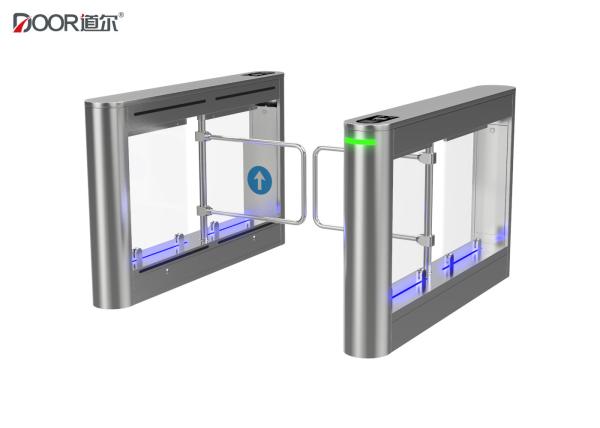 Cheap Corporate Lobbies Swing Gate Turnstile With Remote Controller Qr Code Rs485 for sale