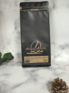 Decorative Stand Up Coffee Bags / Commercial Custom Coffee Bean Bags