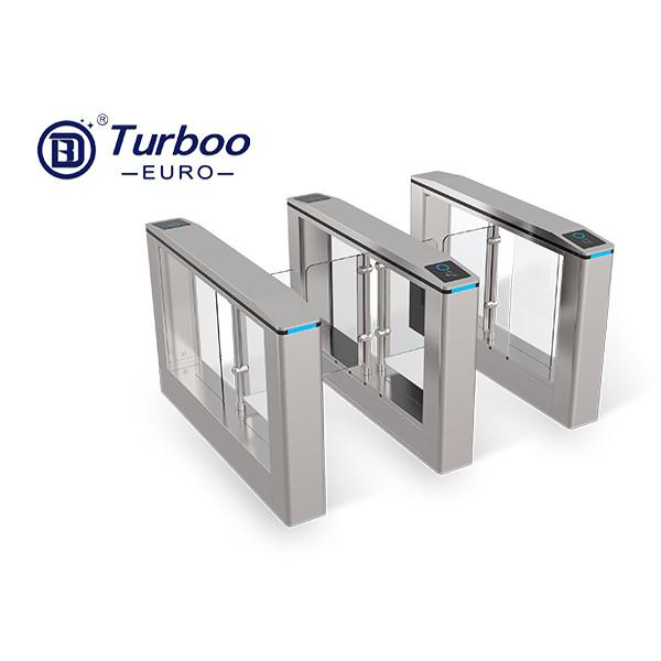 Cheap Brushless Motor Access Control Turnstile 14 Pairs Infrared Sensor Swing Barrier Gate for sale