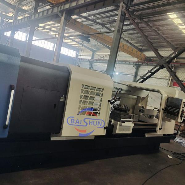 Cheap Large Spindle Bore Oil Field Lathe QK1327x3000 Horizontal Double Chuck Threading Lathe Machine for sale