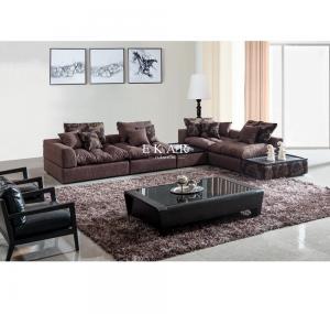 China Living Room Couch Linen Fabric Sectional Sofa Set Designs  AW-827 on sale