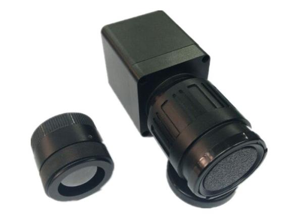 Cheap Twin Lens High Sensitivity Thermal Security Camera with Uncooled LWIR VOx Sensor for sale