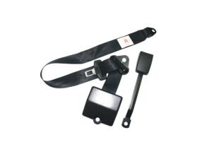 Black Car Safety Belt Automatic Emergency - Lock 3 Point Kit With Steel Rope Lock