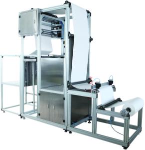 China HEPA Glass Fiber Filter Pleating Machine 10m / Min Production Speed Durable Mini Pleating Machine on sale