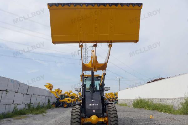 Cheap Mining EU2 Small Wheel Loaders , Mechanical Joystick Articulated Front Loader for sale