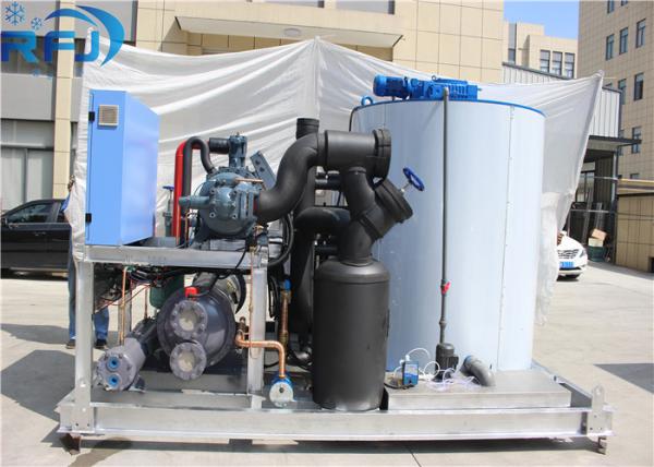 Cheap 10 Tons Industrial Flake Ice Making Machine R22 / R404A Refrigerant New Condition for sale