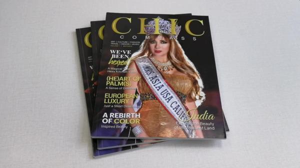 Cheap Art Paper Custom Magazine Printing Services Gloss coated C2S Art paper for sale