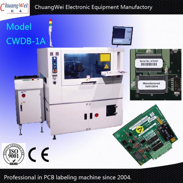 Cheap A5 Motor Automatic PCB Labeling Machine High Pixel CCD Zoom Lens for sale