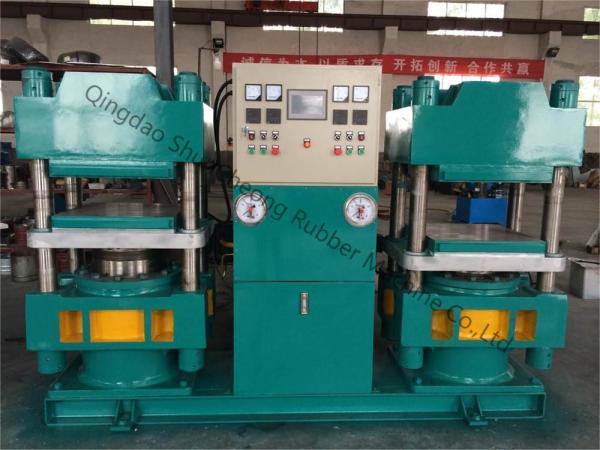 Cheap Silicone Rubber Machine For Swim Caps / Double Vulcanizing Press for sale