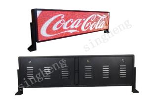 Durable P5 Car Window Led Sign Multi Monitoring Process Video Picture Bus Board