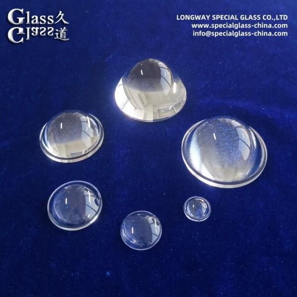 Cheap Optical Grade Pyrex Glass Plano Aspheric Lens For Led Lighting Applications for sale