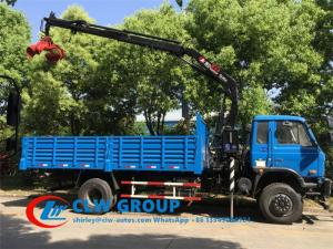 Best Dongfeng 6 Wheels 5T Truck Mounted Boom Crane wholesale