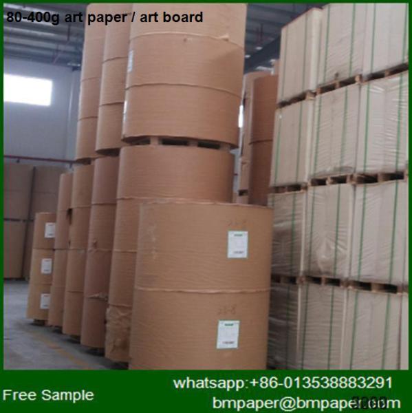 Cheap two side art paper gloss and matt board for sale