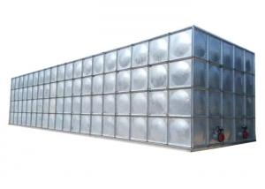 Best Galvanized Steel Water Storage Tanks , Rust Proof Screw Mounting Fire Water Tank wholesale
