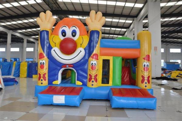 Cheap Clown Theme Inflatable Jumping Castle Slide Inflatable Bouncer Castle for sale