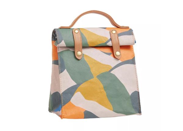 Cheap Leakproof Portable Canvas Cooler Bag , Reusable Canvas Insulated Tote for sale