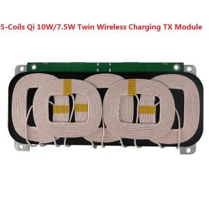 China 5-Coils Qi 10W/7.5W Twin Wireless Charging TX Module for Wireless Charge on sale