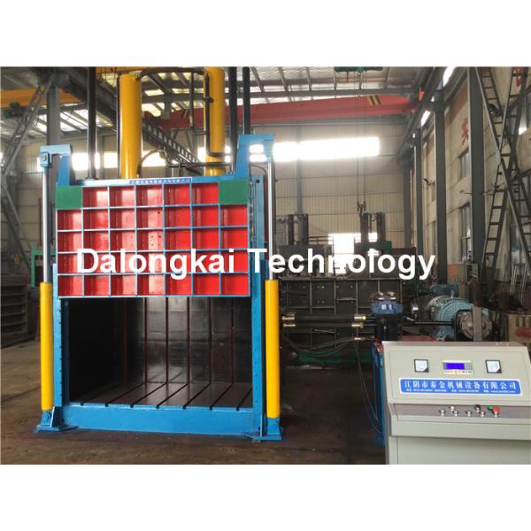 220 Volt Automatic Scrap Paper Baler Machine / Plastic Baling Machine