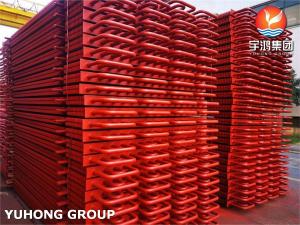 China Seamless Steel ASME SA312 TP304 Square H Fin Tube For Generator Superheater on sale