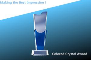 China coloured crystal award/crystal tower award/crystal 3D/3D crystal award/3d LASER crystal on sale