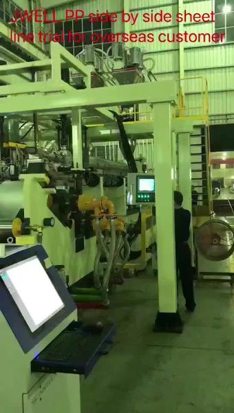 Cheap Jwell PP/PS Stationery Sheet Extrusion line for sale