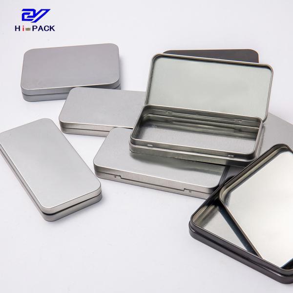 Cheap Children Proof Rectangular Tin Containers For Weed / Flower Packing for sale