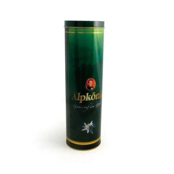 Cheap Custom printed round champagne tin with emboss for sale