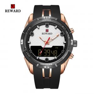 Best Chinese wholesale Led Display Sport Mens Stainless Steel Watches Alloy Case With Silicon Band wholesale