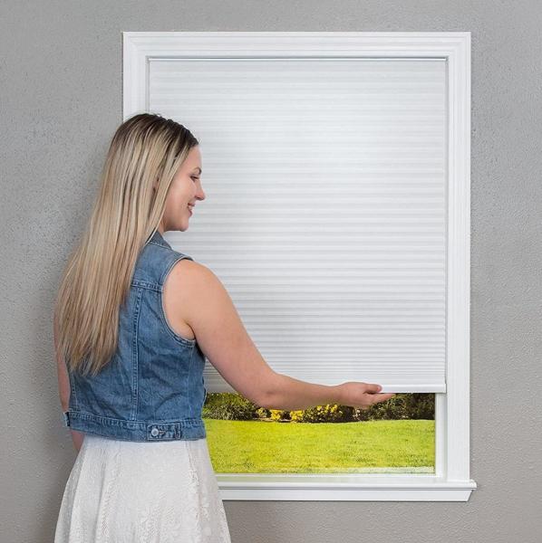 Cheap Trimable Size Perfect Fit Cordless Curtain Blinds Temporary Installation for sale