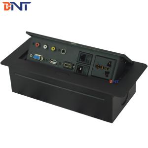 Table Hidden Connection Box / Pop Up Power Socket Box for Conference Furniture