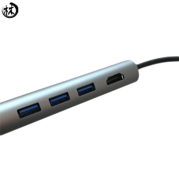 Cheap Kico  New Type C to USB 3.0 8 in 1 HUB with PD 3.0 Charge RJ45 HDMI2.0 8 in 1 type c combo for sale