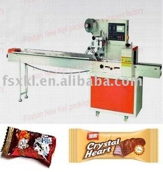Cheap 2014hot sell factory pirce  snacks biscuits chocolate rectangular bag packing machine for sale