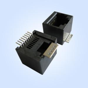 Cheap SMT Modular Rj45 Connectors / Network Connector Rj45 Unshielded Without LEDs for sale
