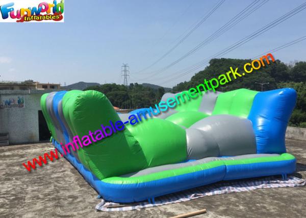 Cheap Vinyl Inflatable Obstacle Course Jump Around / Jumping Obstacle Track Inflatables for sale
