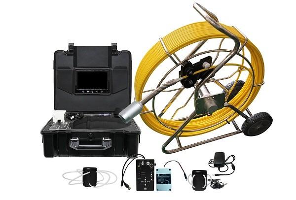 Cheap Self-leveling & Locating & Meter Counter & DVR Function Pipe Sewer Drain Inspection Camera for sale