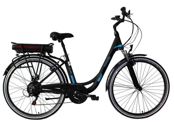Cheap 350W Battery Operated Push Bikes 700x38C Tires Adjustable Stem Max Loading 25kgs for sale