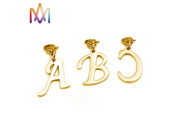 Cheap Lobster Clasp A-Z Alphabet Custom Shaped Keychains for sale