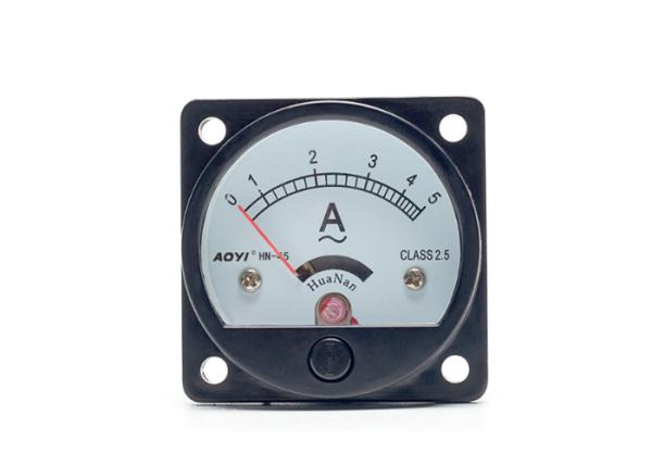 Cheap HN-45 Ammeter AC2.5A 3A 5A 10A 15A 20A Round Analog Panel Meter for sale