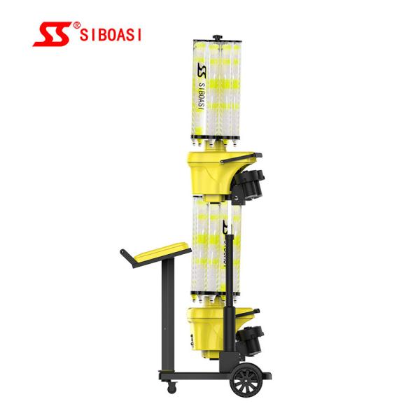Cheap 140W Automatic Badminton Machine Shuttle Feeder Intelligent computer control for sale