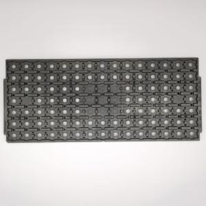 Custom Black JEDEC Tray Anti Static Components Matrix Trays