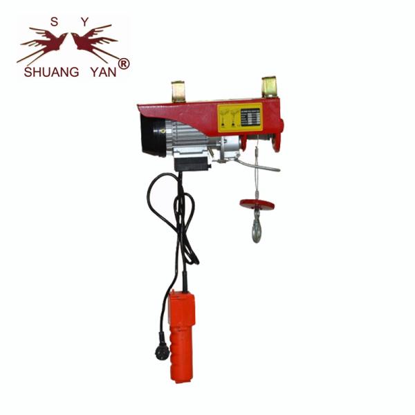Cheap Small Mini Electric Hoist , Small Chain Hoist Space Saving Easy Operation for sale