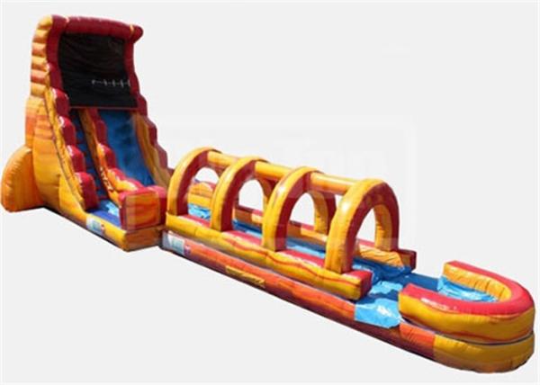Cheap Obstacle  Jumpy Large Inflatable Water Slide Quick Set Up Conveninet Installation for sale
