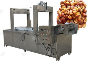 Continuous Broad Bean Automatic Deep Fryer / Deep Oil Fryer Machine 380V
