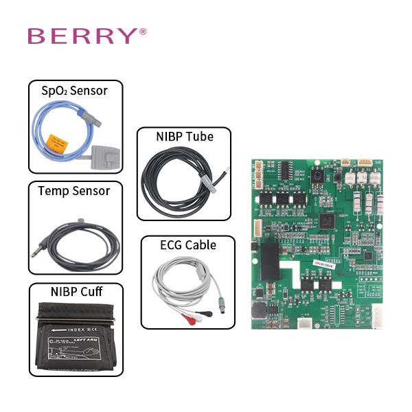 Cheap Spo2 Heart Rate Nibp ECG Respiration And Temperature Patient Monitor Module OEM for sale