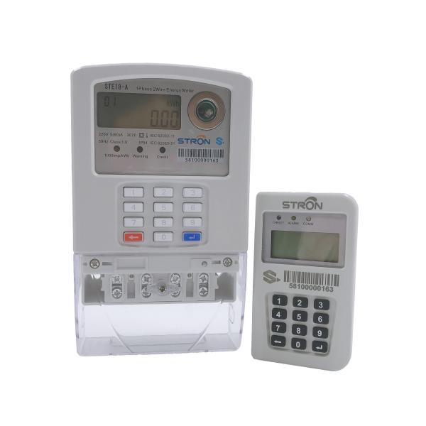Cheap Single Phase STS Compliant Split Keypad Prepayment Intelligent Electric Power Meter with LORA-RF Users Interface Unit for sale