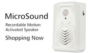 COMER voice prompt speaker Audio PIR Motion Sensor Home Security Player