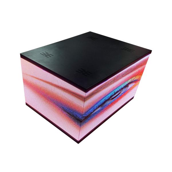Cheap Irregular Shape Cube Magic Square P4 Flexible Led Screen for sale